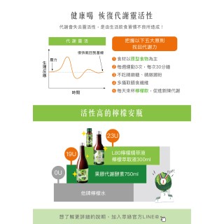 [綠工坊] 萃綠檸檬 果膠代謝酵素 免運 無加糖 750ml/瓶