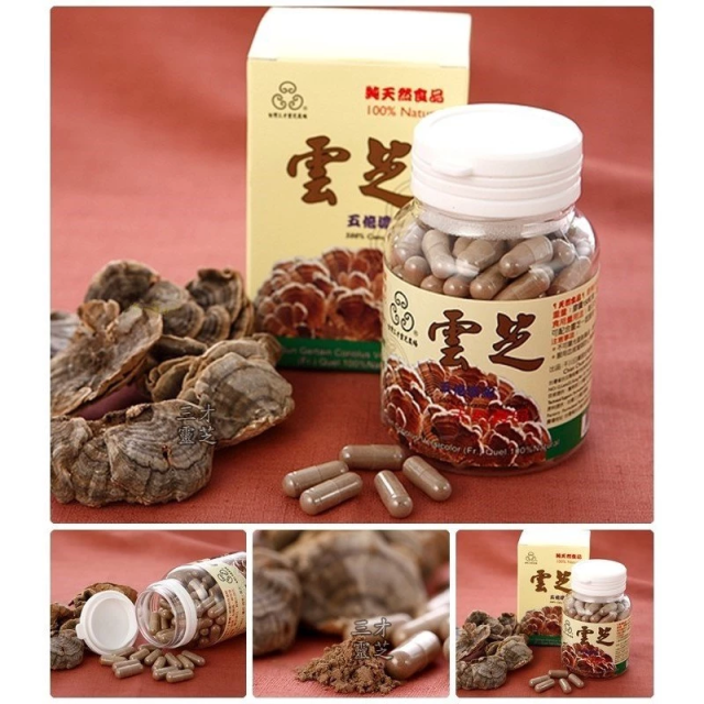 [綠工坊]   雲芝膠囊  5倍濃縮 150粒裝     外銷美國 三才靈芝