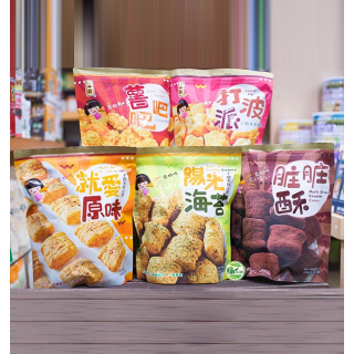 [綠工坊] 十穀米 同心餅 薯吧吧 打波派 原味 海苔 髒髒酥(巧克力) 5種口味 一口田