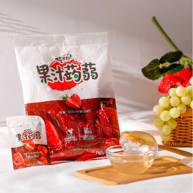 [綠工坊] 果汁蒟蒻 百香果 桑椹果汁蒟蒻 草莓 小包裝 里仁 吃果籽 豐喜