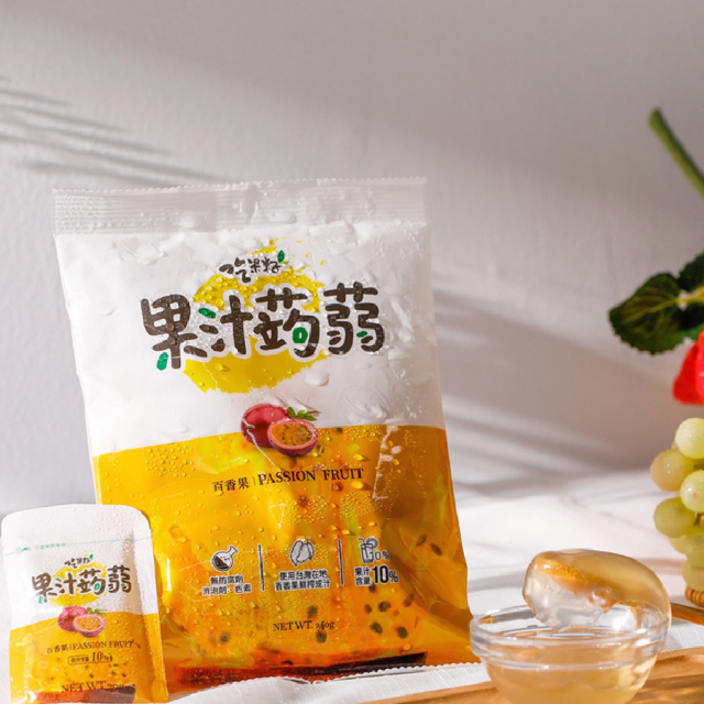 [綠工坊] 果汁蒟蒻 百香果 桑椹果汁蒟蒻 草莓 小包裝 里仁 吃果籽 豐喜