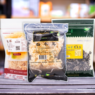 [綠工坊] 黑木耳 小朵 天然白木耳 銀耳 未燻硫磺 日曬乾燥 自然生長 長樂 美綠地 甜河谷