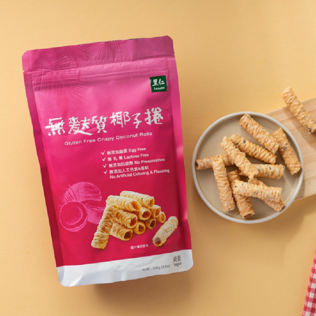 [綠工坊] 無麩質 椰子捲 里仁