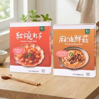 [綠工坊] 植物滷肉 南洋叻沙調理包 素食調理包 麻油鮮菇 咖哩 紅燒丸子 拌飯 拌麵 里仁