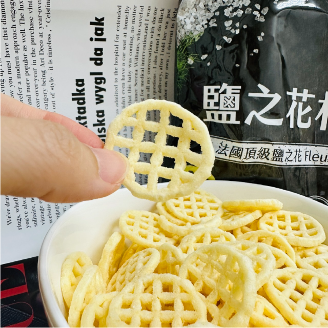 [綠工坊] 洋芋捲 洋芋片 鹽之花格格 格子脆薯 無乳化劑 闢護工場 好事育成